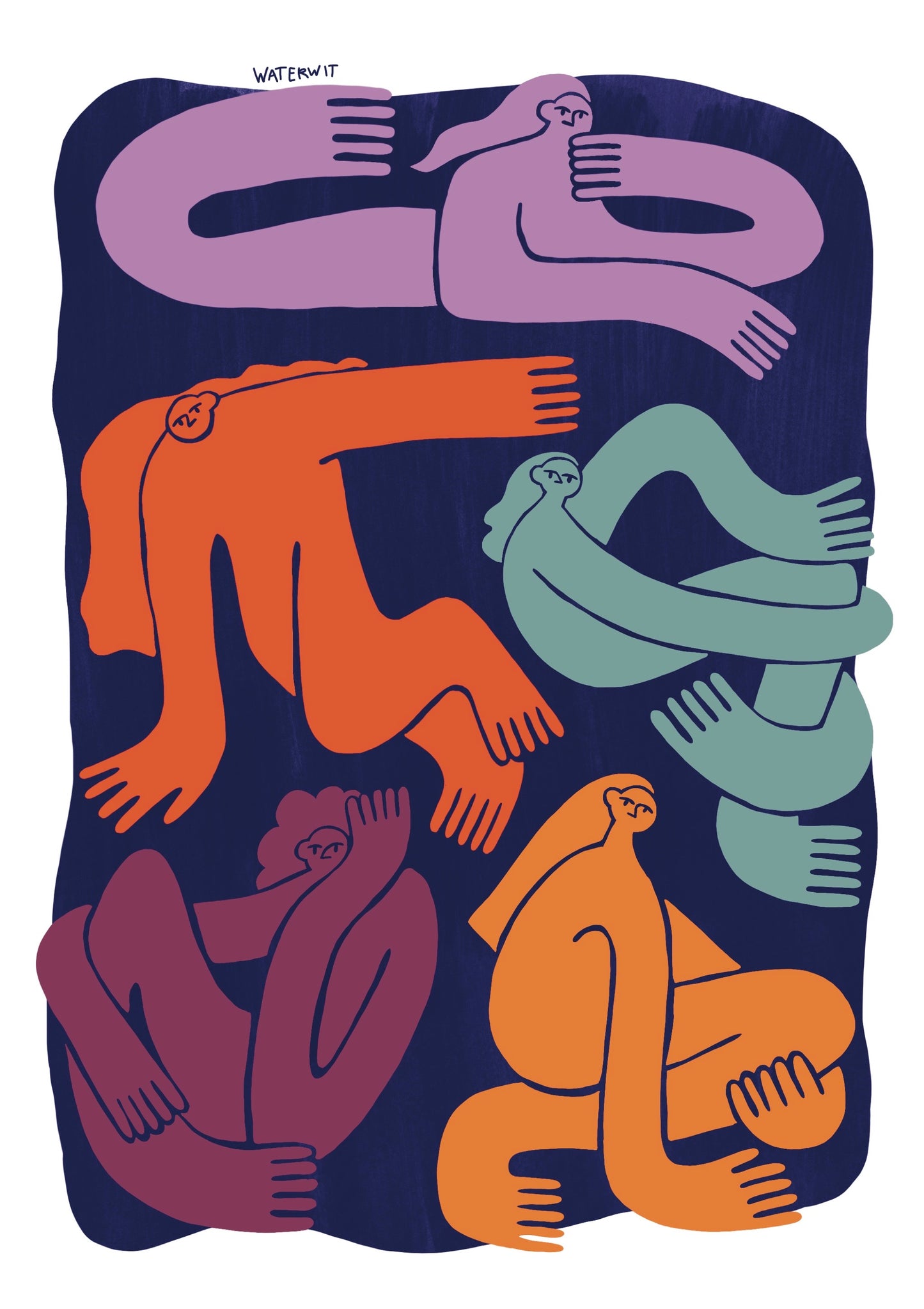 Humans - A4 Print